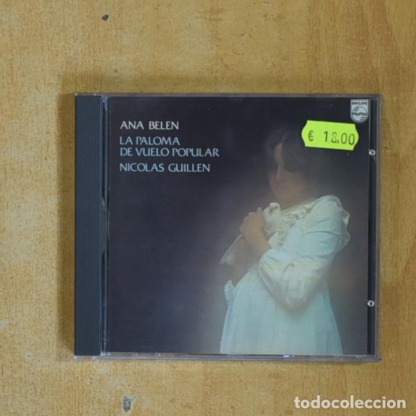 CDs de M&uacute;sica: ANA BELEN - LA PALOMA DE VUELO POPULAR NICOLAS GUILLEN - CD