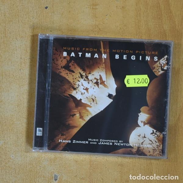 CDs de M&uacute;sica: HANS ZIMMER AND JAMES NEWTON HOWARD - BATMAN BEGINS - CD