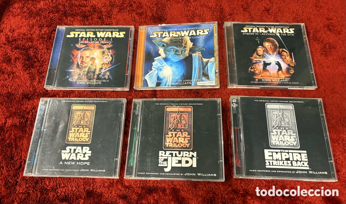 Music CDs: BSO STAR WARS COMPLETA - BANDA SONORA DE LAS 6 PEL&Iacute;CULAS