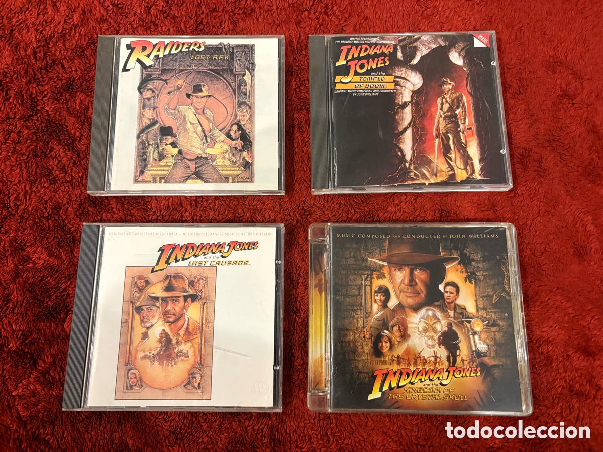 Music CDs: BSO ORIGINAL INDIANA JONES - BANDA SONORA DE LAS PRIMERAS 4 PEL&Iacute;CULAS