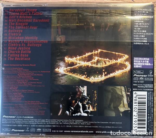 CDs de m&uacute;sica: Graeme Revell &ndash; Daredevil - Foto 2