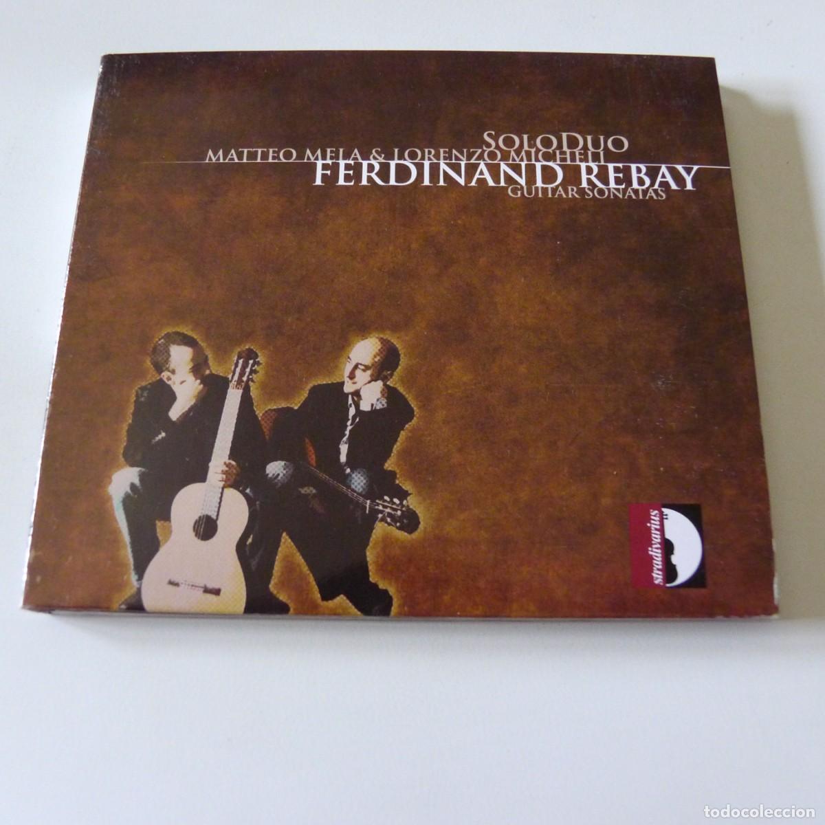 CDs de M&uacute;sica: Ferdinand Rebay - SoloDuo (2) : Matteo Mela & Lorenzo Micheli &ndash; Guitar Sonatas CD digipack