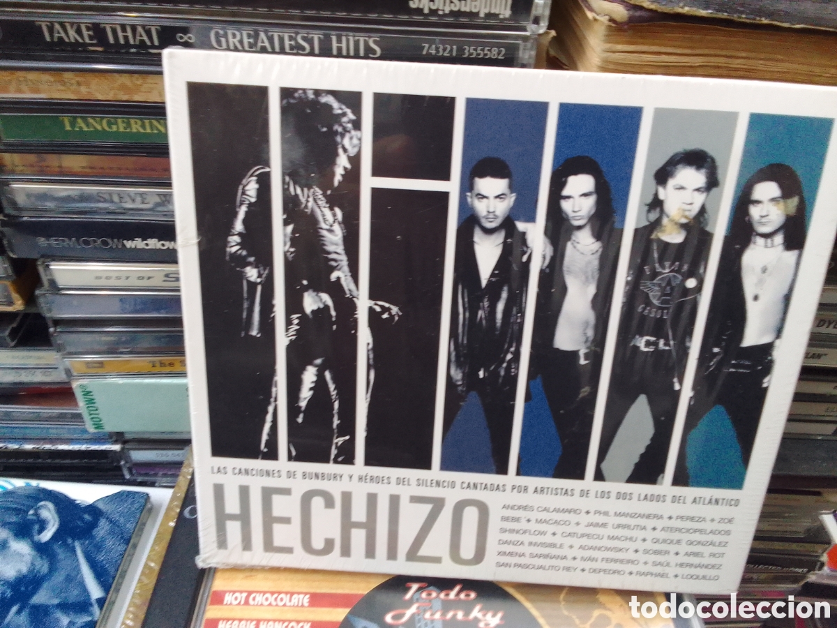 CDs de M&uacute;sica: Hechizo las canciones de Bunbury y h&eacute;roes del silencio,por otros artistas