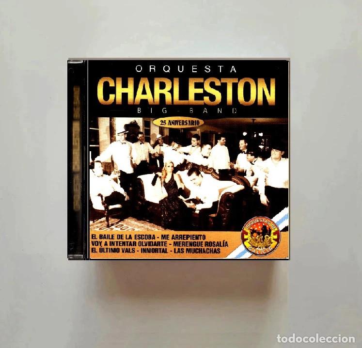 CDs de M&uacute;sica: ORQUESTA CHARLESTON. BIG BAND. 25 ANIVERSARIO. AGRUPACION AMIGOS DE PADRON. GALICIA. CD.