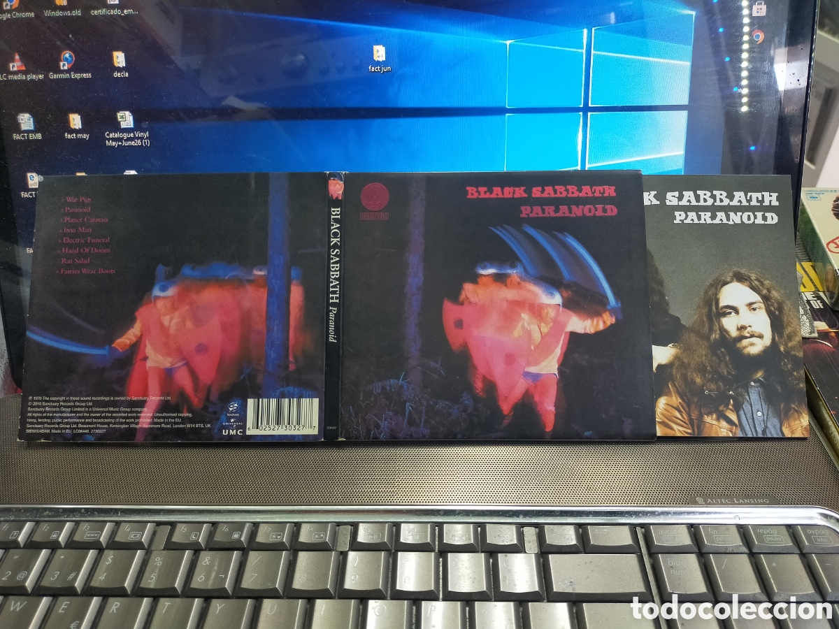 CDs de M&uacute;sica: Black Sabbath CD Digipack paranoid 2010