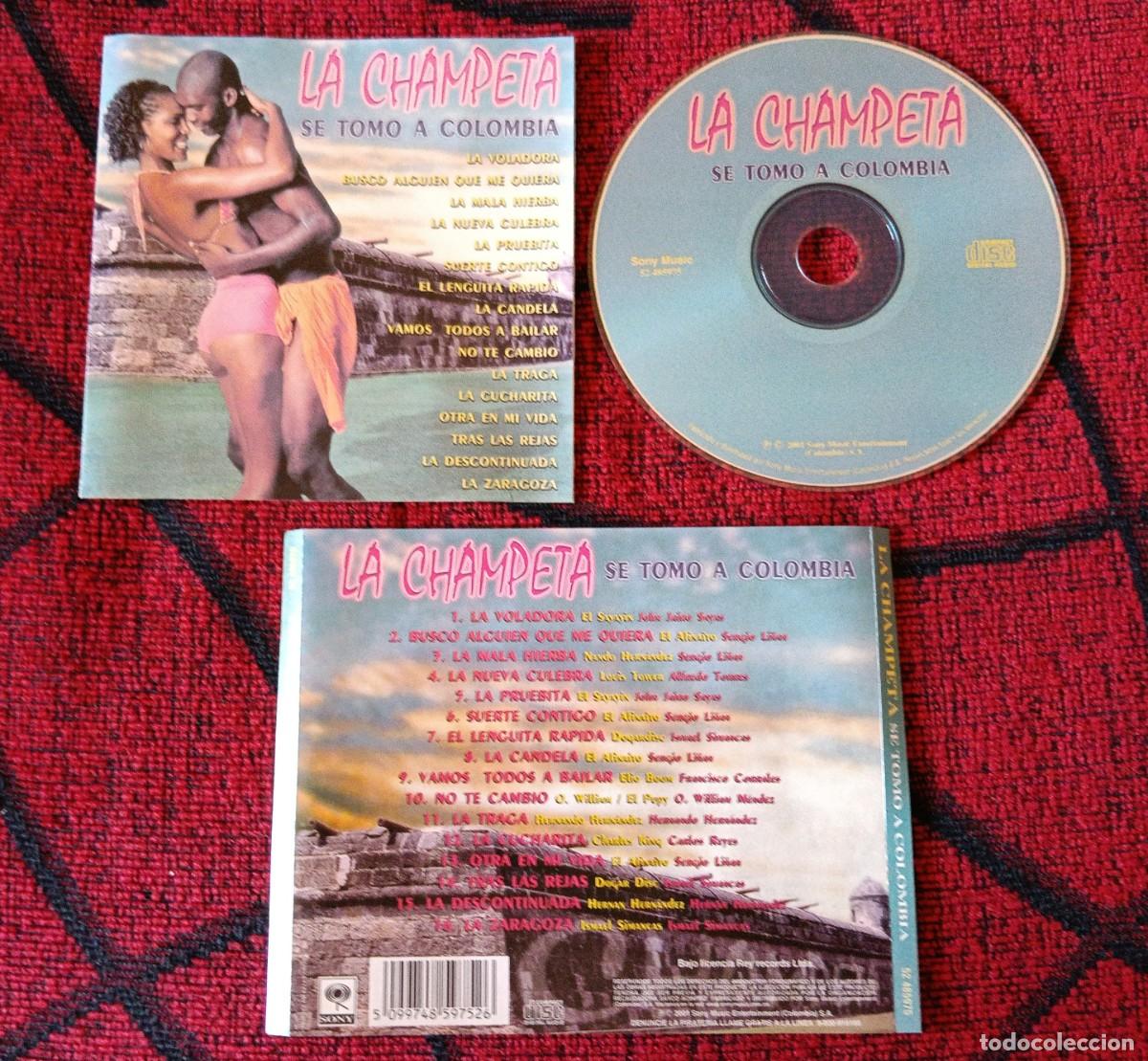 CDs de M&uacute;sica: LA CHAMPETA SE TOMO A COLOMBIA CD 2001 EL SAYAYIN Afinaito LOUIS TOWERS Dogardisc