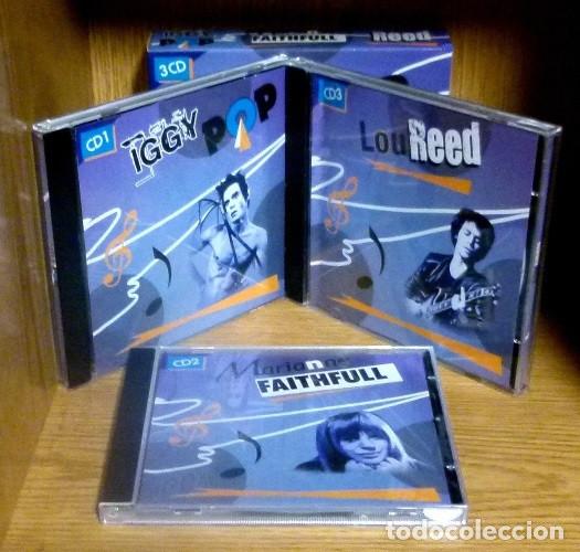 CDs de Musique: [3 CDS SET BOX]. [IGGY POP] + [MARIANNE FAITHFULL] + [LOU REED]. LIVE PERFORMANCE.