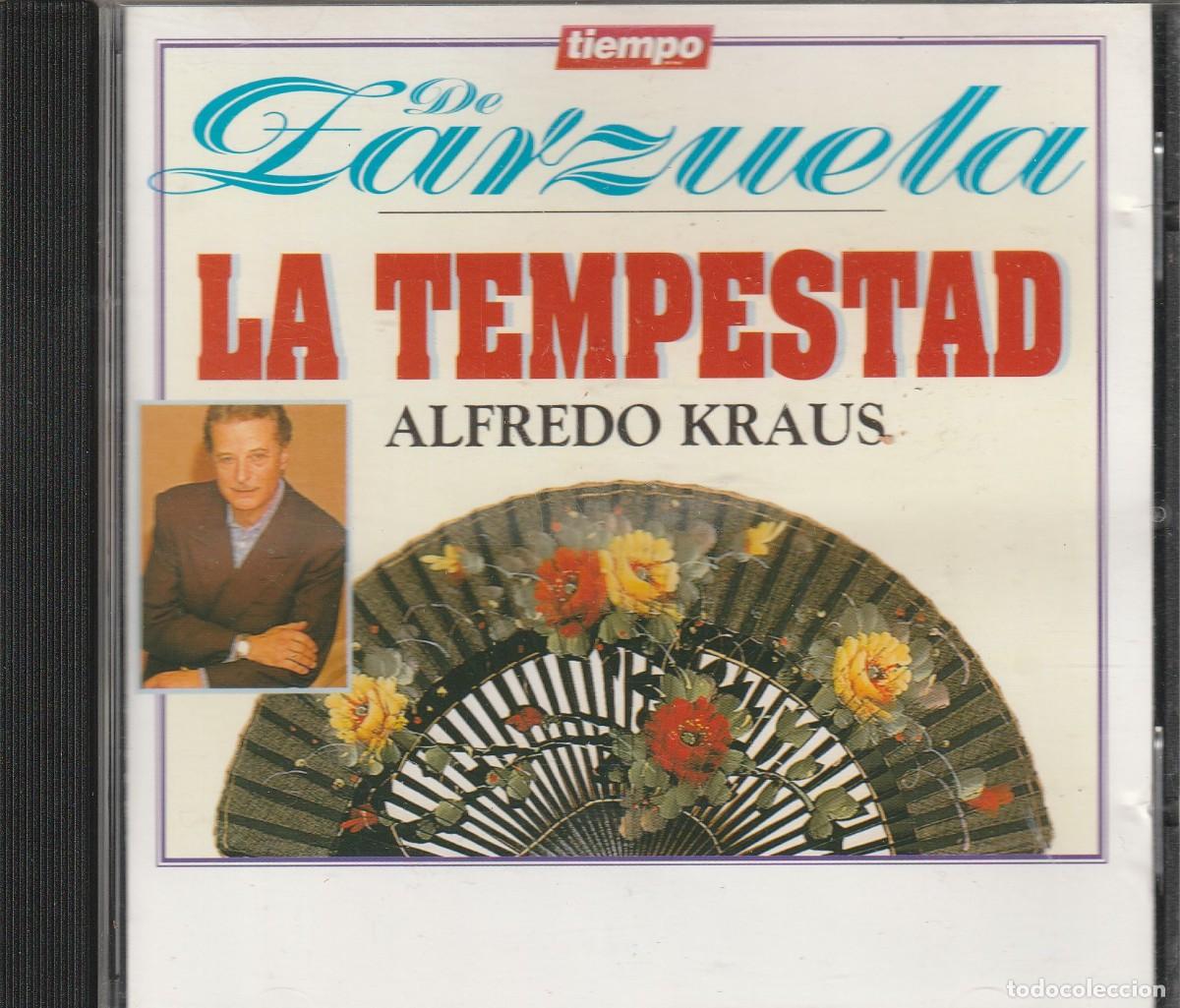 CDs de M&uacute;sica: 'Tiempo de Zarzuela - La Tempestad'. Con Gran Orquesta Sinf&oacute;nica y Alfredo Kraus.