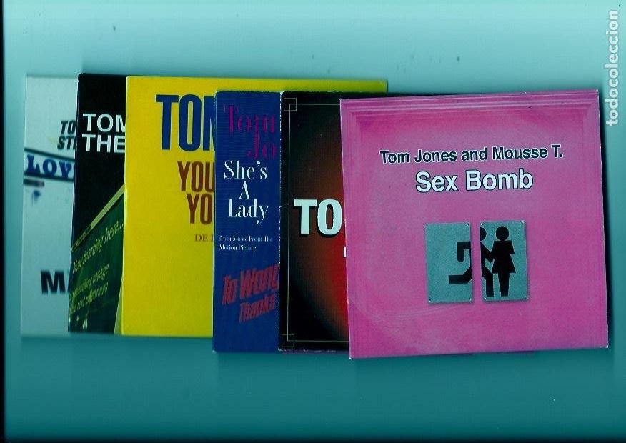 Musik-CDs: TOM JONES. She's a lady. you can leave your hat on. Burning down the house. Mama told (6 cd singles)