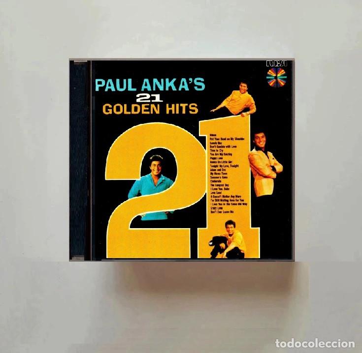 CDs de M&uacute;sica: PAUL ANKA. 21 GOLDEN HITS. RECOPILATORIO. CD.