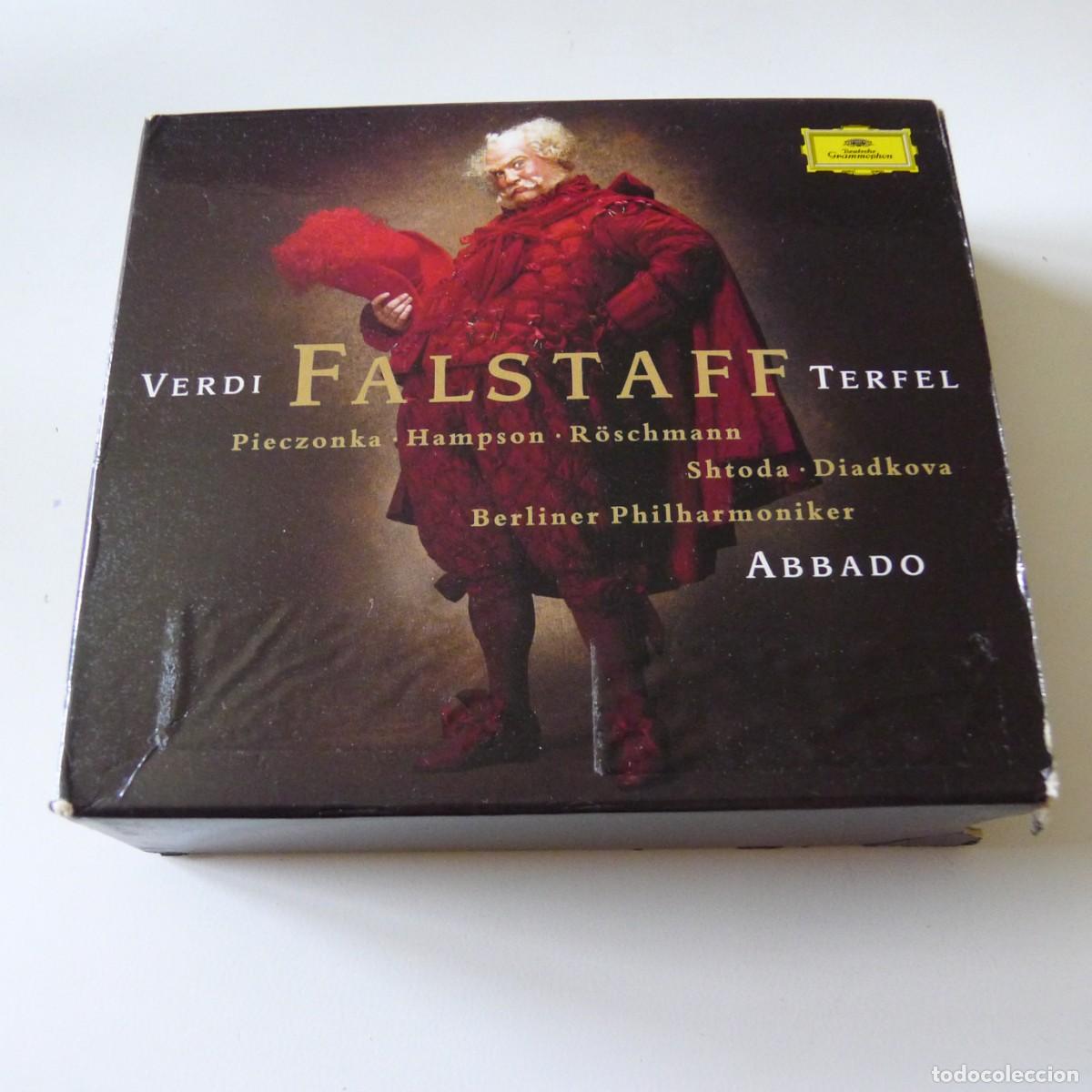 CDs de M&uacute;sica: Verdi - Terfel‧ ‧ Berliner Philharmonike BOX SET 2 CD con libreto