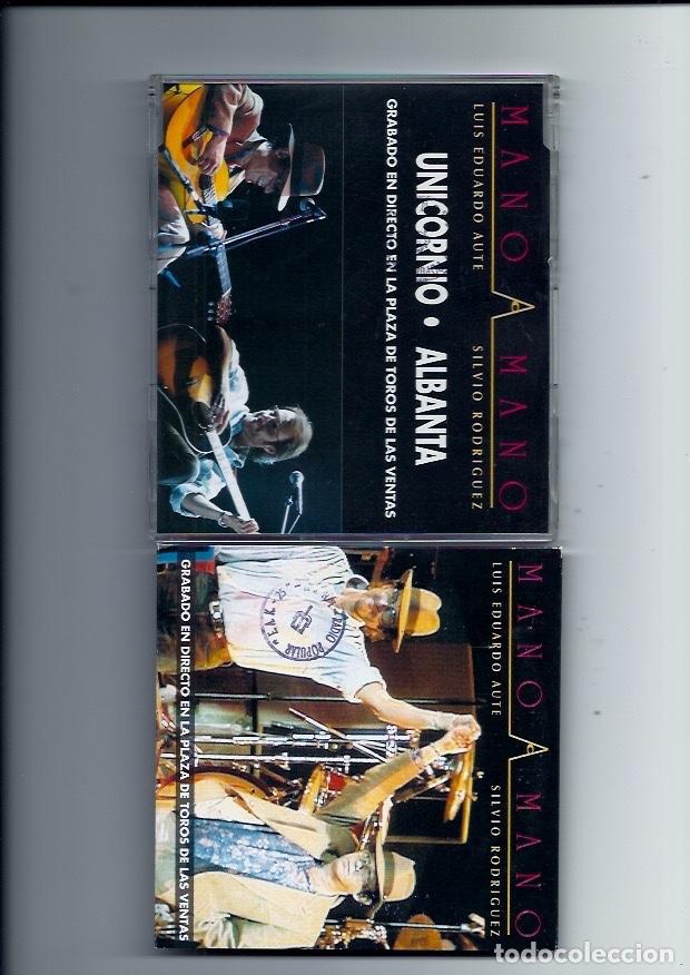 CDs de M&uacute;sica: LUIS EDUARDO AUTE. SILVIO RODRIGUEZ. Unicornio. Ojala. Al Alba (2 cd single)