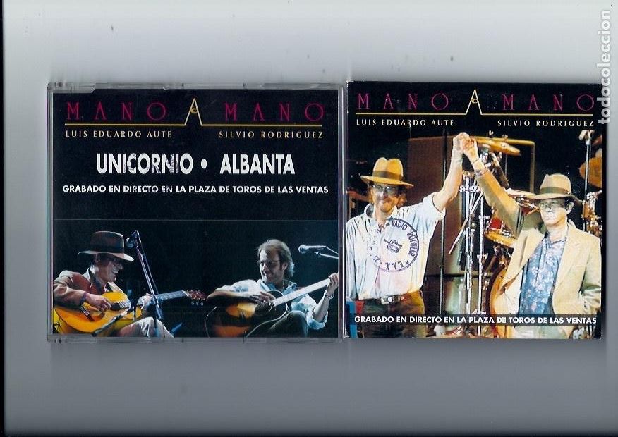 CDs de M&uacute;sica: LUIS EDUARDO AUTE. SILVIO RODRIGUEZ. Unicornio. Ojala. Al Alba (2 cd single)