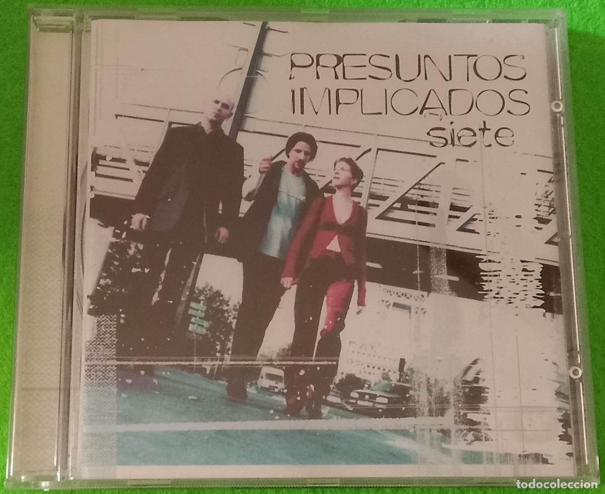 CDs de M&uacute;sica: Presuntos Implicados - Siete - Edit. WEA. Warner Music Espa&ntilde;a, S.A. 1997