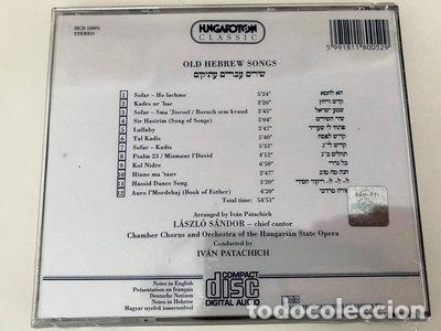 Music CDs: Old Hebrew Songs- 5991811800529