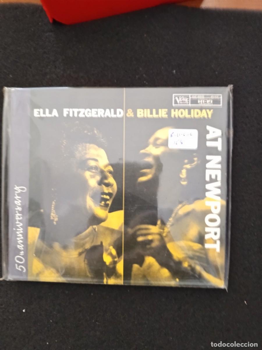 CDs de M&uacute;sica: ELLA FITZGERALD & BILLIE HOLIDAY AT NEWPORT. 50TH ANNIVERSARY