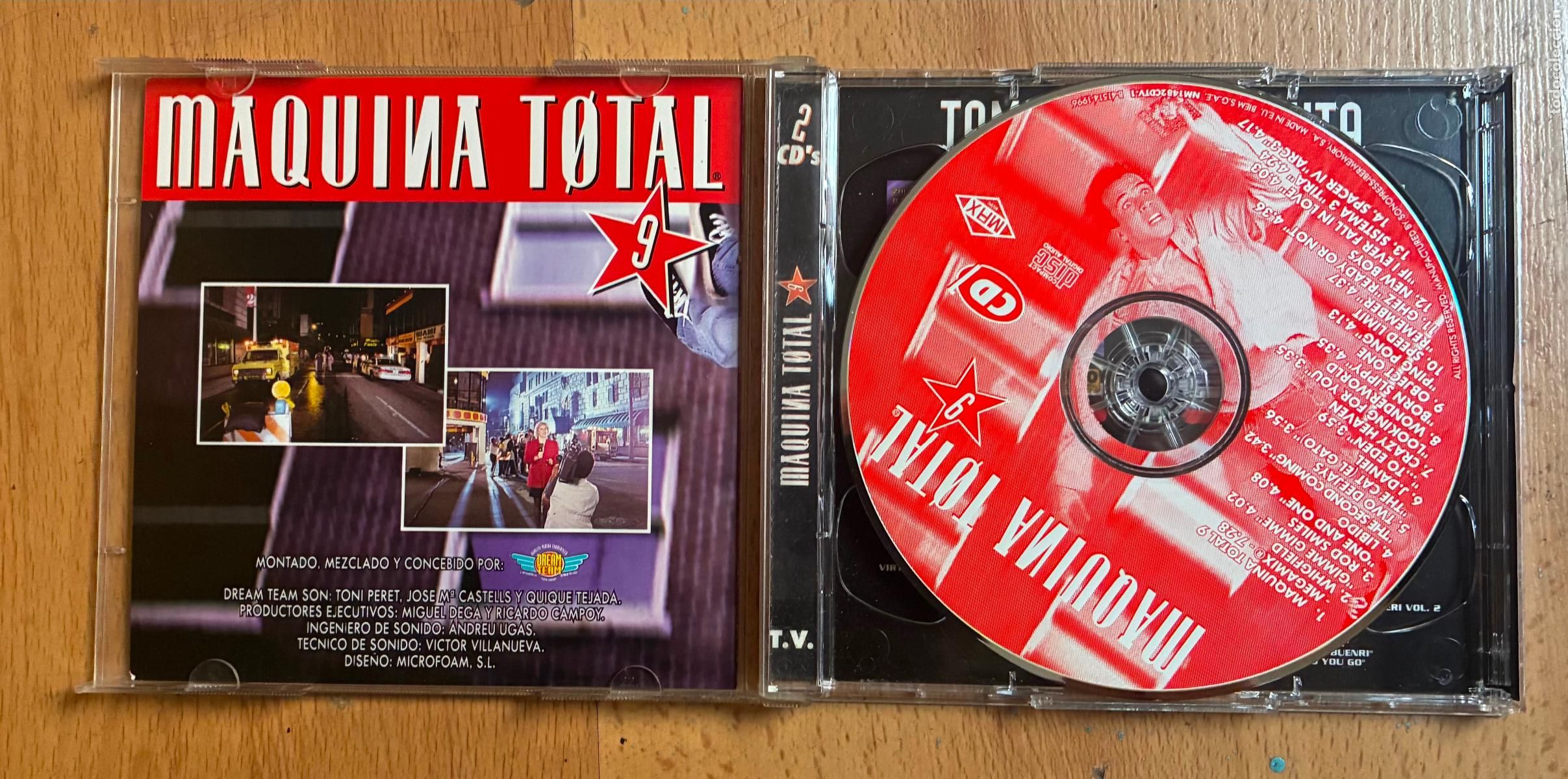 CDs de m&uacute;sica: MAQUINA TOTAL 9, 2 CDs - Foto 2