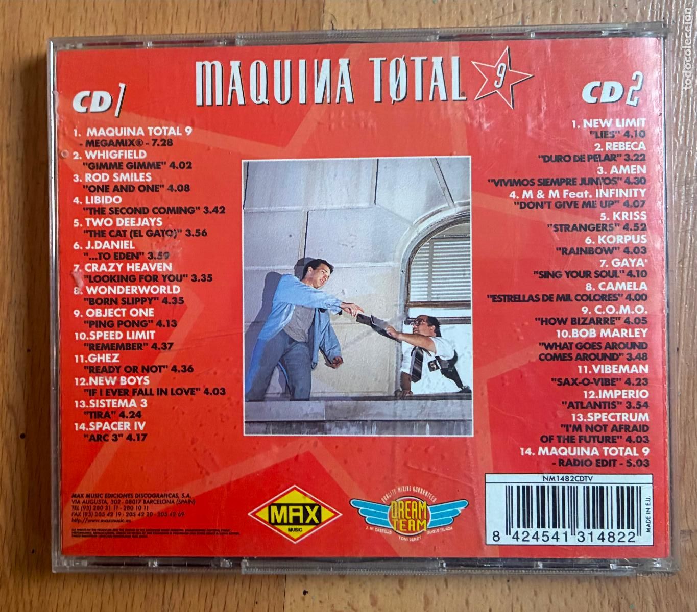 CDs de m&uacute;sica: MAQUINA TOTAL 9, 2 CDs - Foto 3
