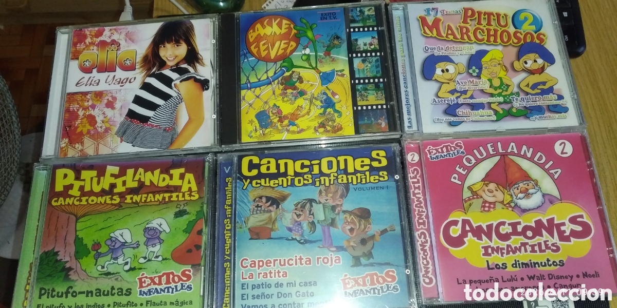 CDs de M&uacute;sica: LOTE DE 6 CDS INFANTILES-LOTE N-2
