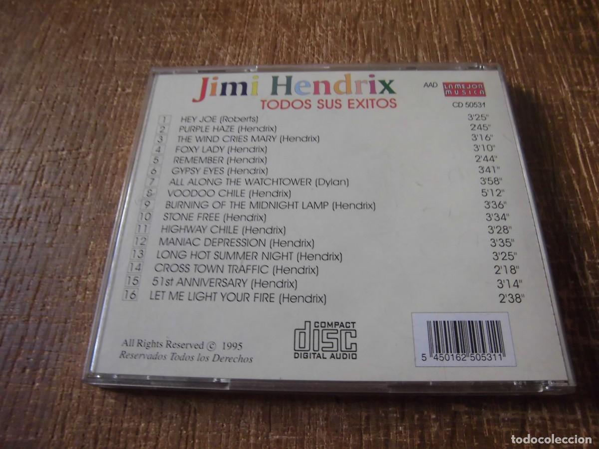CDs de m&uacute;sica: CD JIMI HENDRIX TODOS SUS &Eacute;XITOS - Foto 2