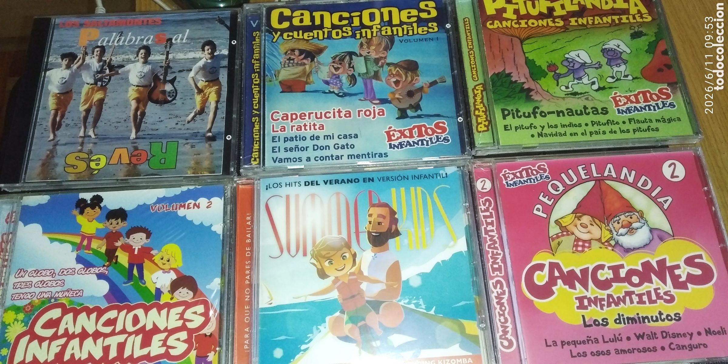 CDs de M&uacute;sica: LOTE DE 6 CDS INFANTILES-LOTE N-3