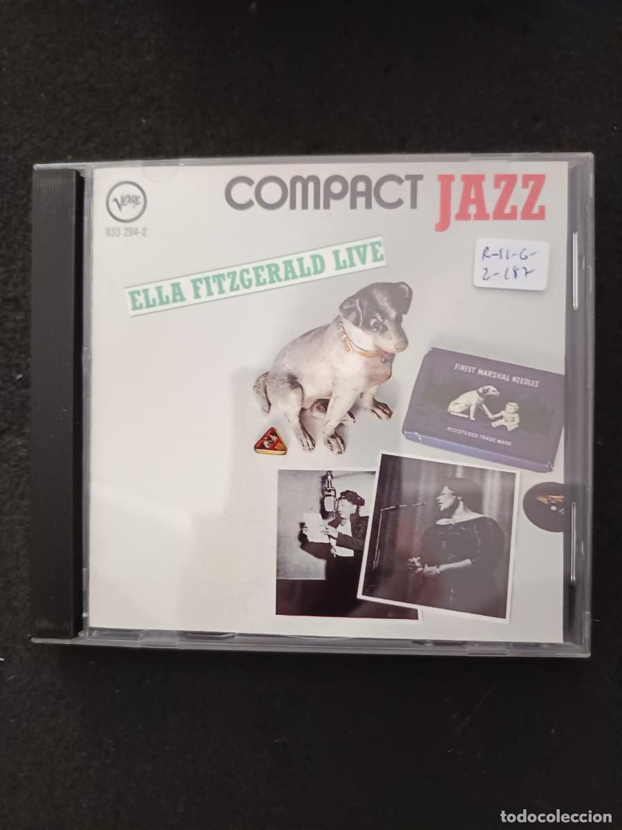 CDs de m&uacute;sica: ELLA FITZGERALD LIVE. COMPACT JAZZ - Foto 1