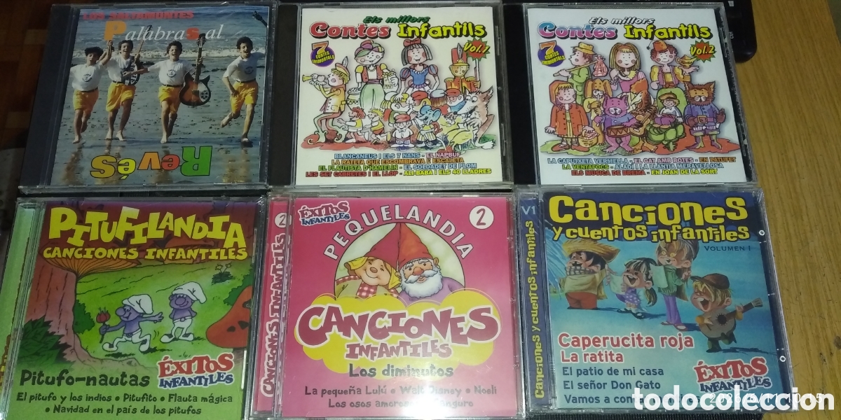 CDs de M&uacute;sica: LOTE DE 6 CDS INFANTILES-LOTE N-4