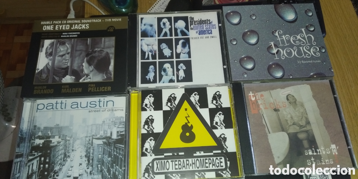 CDs de M&uacute;sica: LOTE DE 6 CD VARIADOS-LOTE -1-