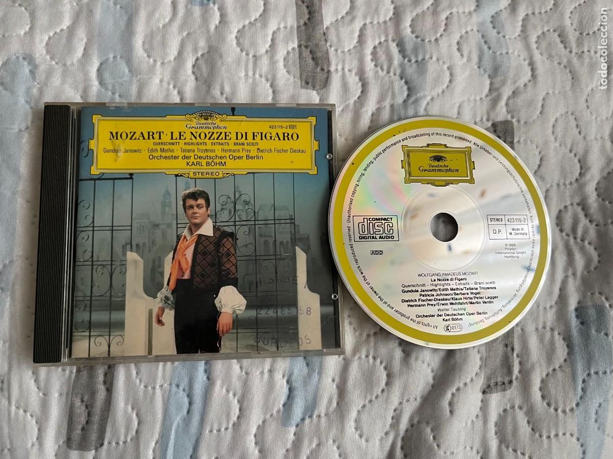 CDs de M&uacute;sica: MOZART LE NOZZE DI FIGARO QUERSCHNITT KARL BOHM - CD MUSICA KREATEN