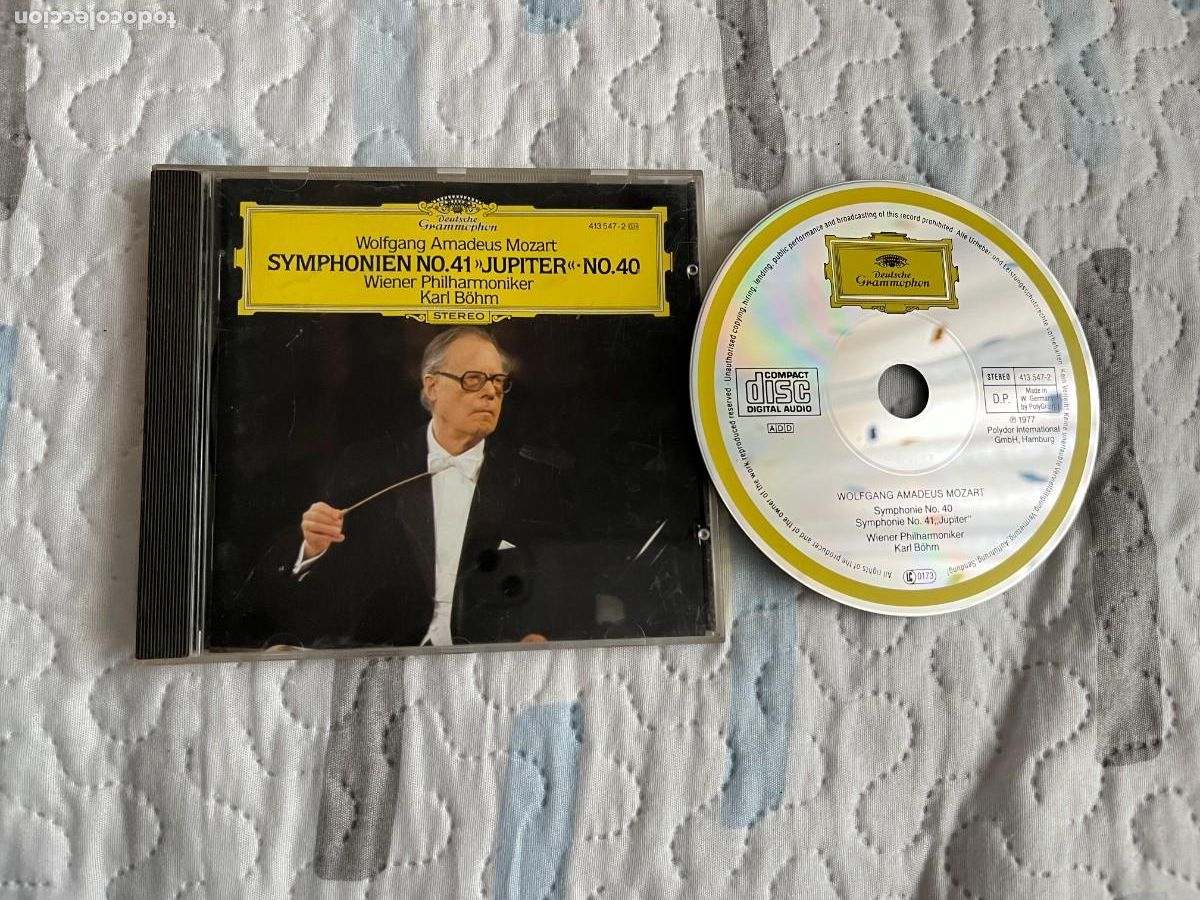 CDs de M&uacute;sica: MOZART SIMPHONIEN NR 40 41 JUPITER WIENNER ...DEUTSCHE GRAMMOPHON - CD MUSICA KREATEN