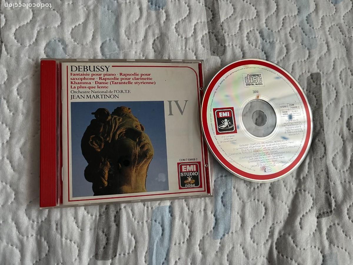 CDs de M&uacute;sica: DEBUSSY COMPLETE ORCHESTRAL WORKS IV MARTINON ...DEUTSCHE GRAMMOPHON - CD MUSICA KREATEN