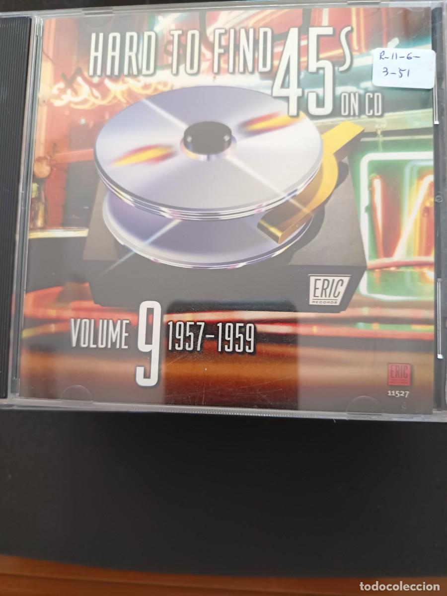 CDs de M&uacute;sica: HARD TO FIND 45's ON CD. VOLUME 9 1957-1959