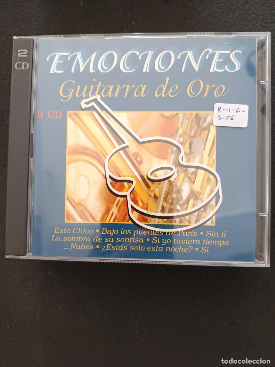 CDs de M&uacute;sica: 2 CD. EMOCIONES. GITARRA DE ORO. 2 CD