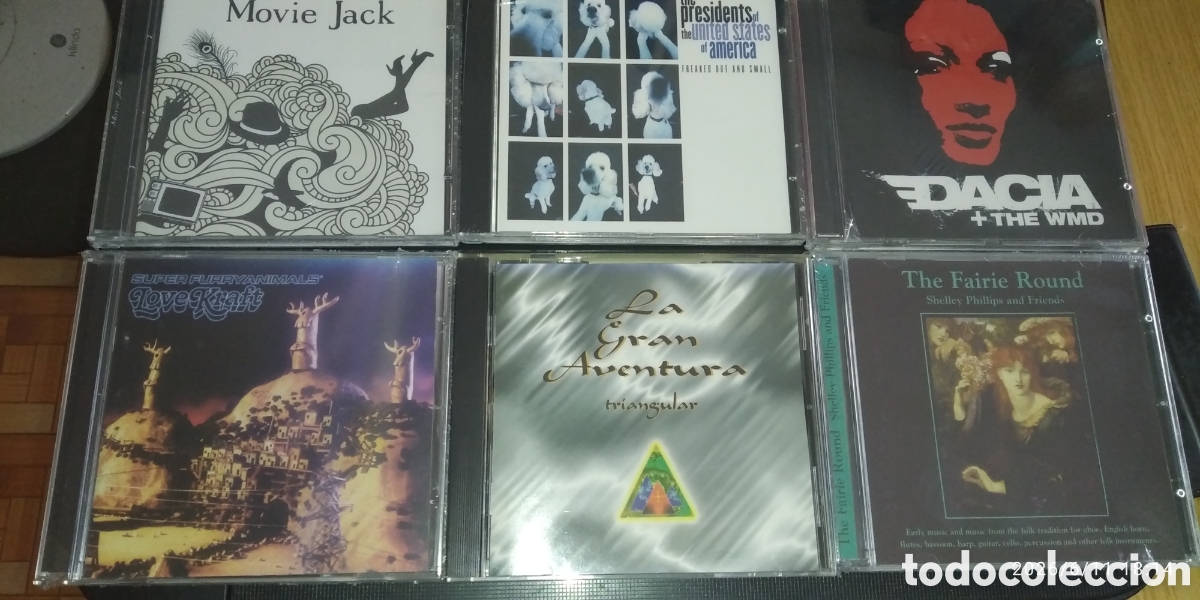 CDs de M&uacute;sica: Lote 6 CDs-POR Cierre Negocio Buen estado-N-2