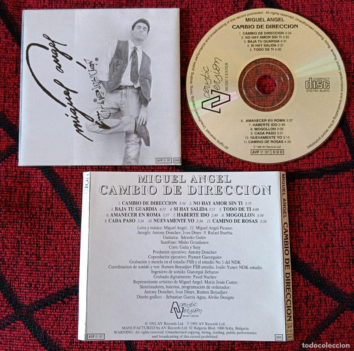 CDs de M&uacute;sica: MIGUEL ANGEL ** Cambio De Direcci&oacute;n ** CD 1992