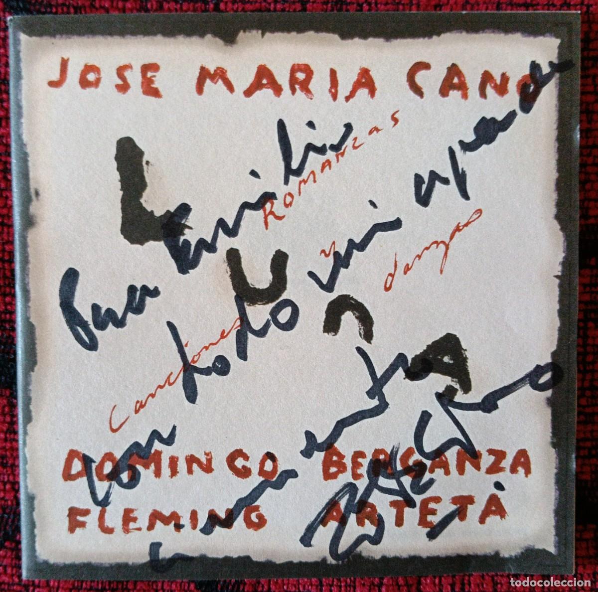 CDs de M&uacute;sica: JOSE MARIA CANO **Luna - Romanzas, Canciones Y Danzas** 1997 CD FIRMADO Y DEDICADO ***MECANO