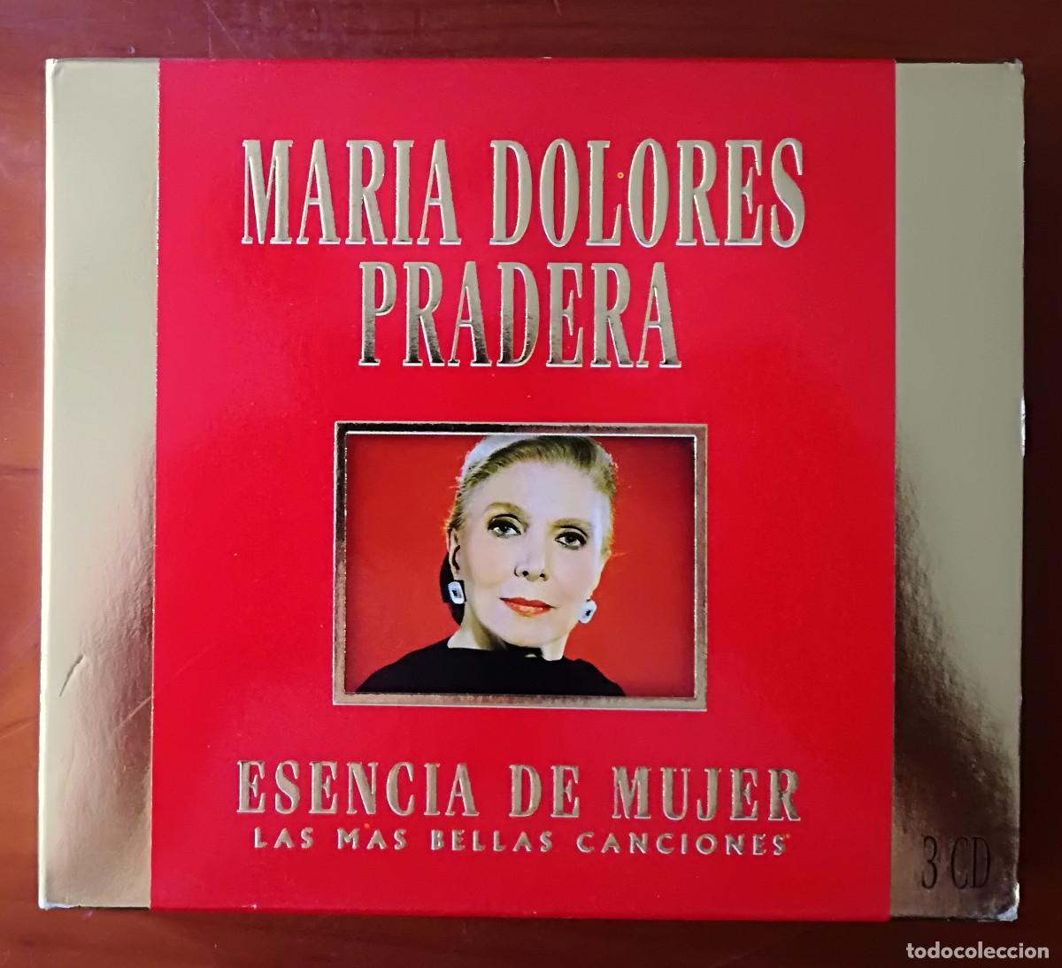 CDs de M&uacute;sica: MARIA DOLORES PRADERA - ESENCIA DE MUJER - BOX 3XCD + LIBRETO - LAS MAS BELLAS CANCIONES