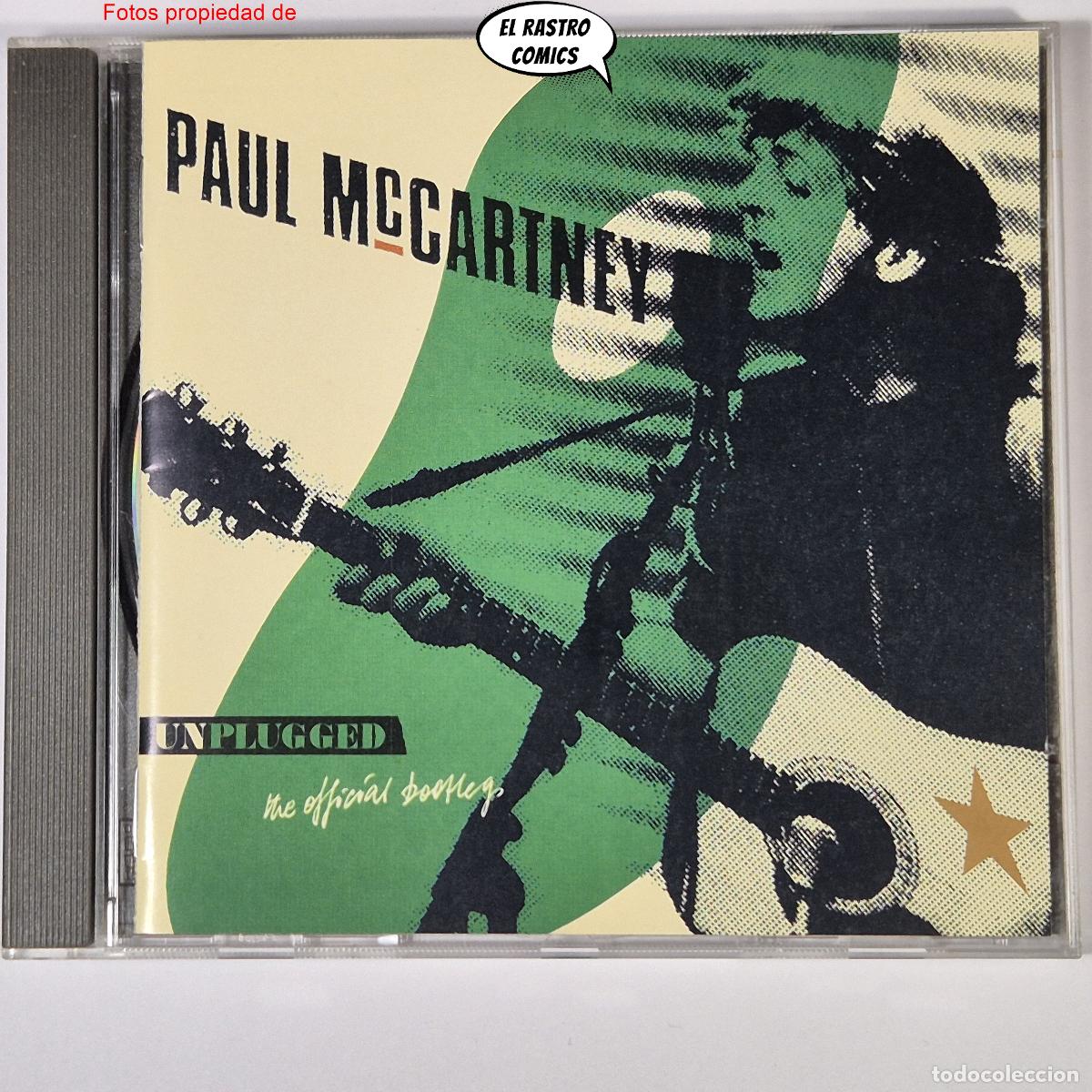CDs de M&uacute;sica: Paul McCartney, Unplugged, The Official Bootleg, CD Parlophone 1991