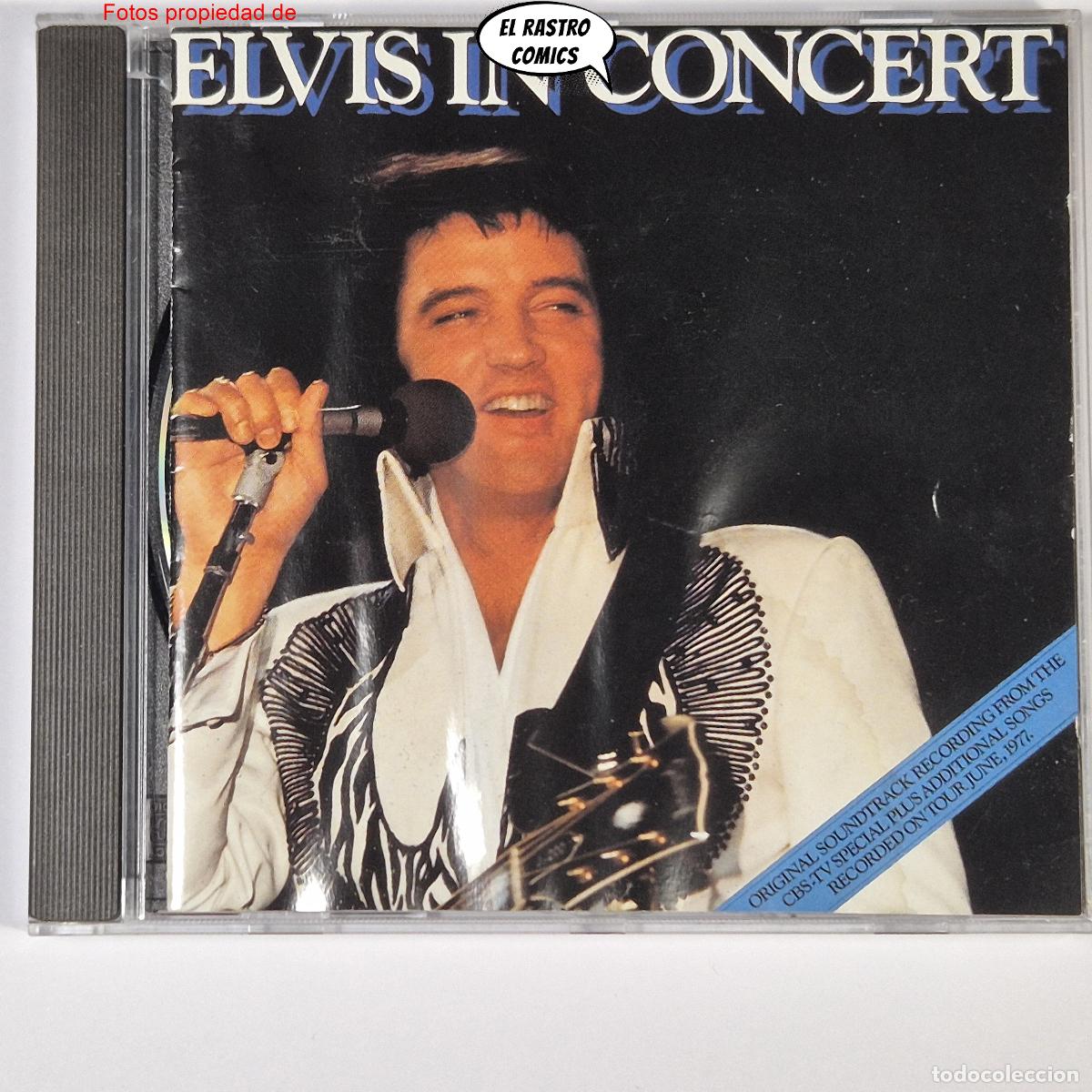 CDs de M&uacute;sica: Elvis Presley, Elvis In Concert, CD RCA (1977)