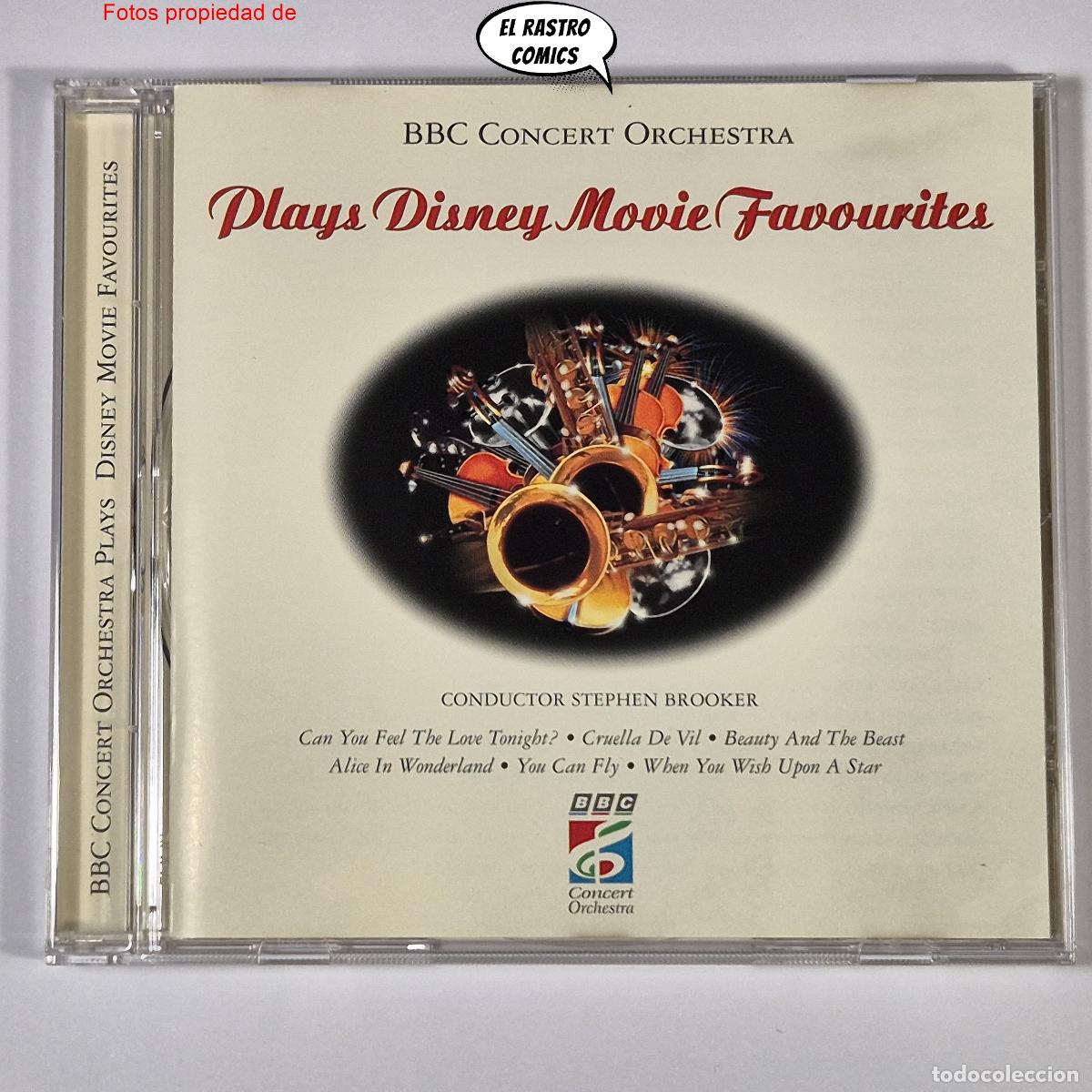 CDs de M&uacute;sica: BBC Concert Orchestra Plays Disney Movie Favorites, CD Puk 1997, Children, BSO 16 temas, exc. estado