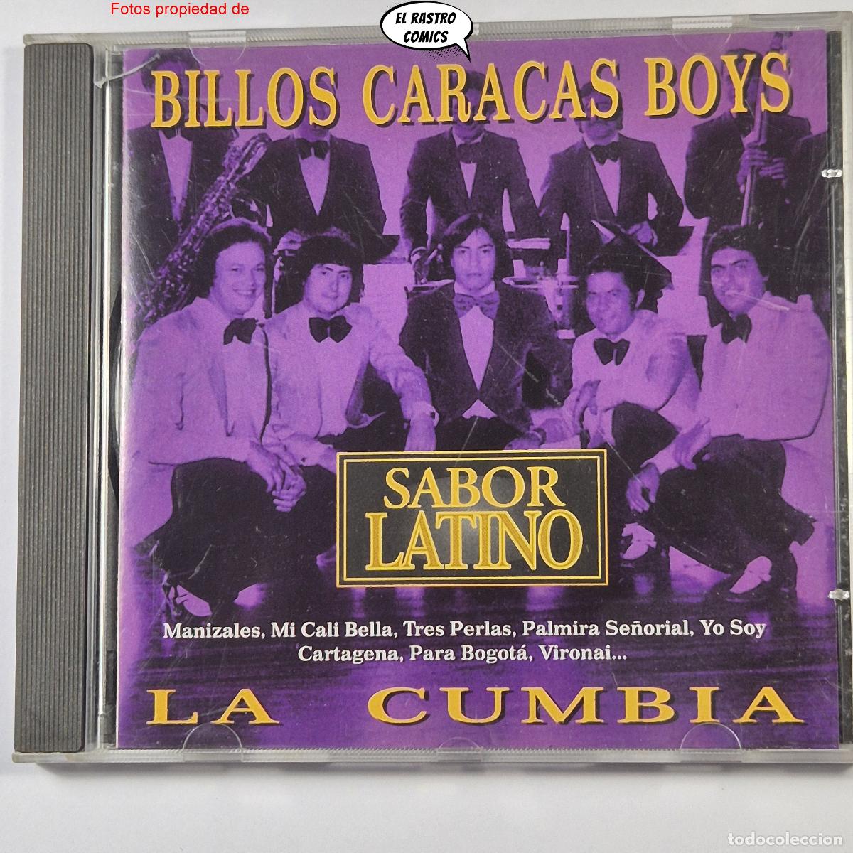 CDs de M&uacute;sica: Billos Caracas Boys, Sabor latino, La Cumbia, CD Mandarim 1996, Billo&acute;s