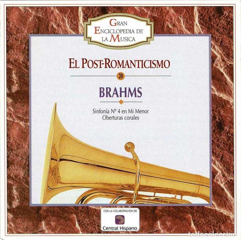 CDs de M&uacute;sica: Brahms - El Post-Romanticismo. Sinfon&iacute;a N&ordm; 4 en Mi menor. Oberturas corales. CD
