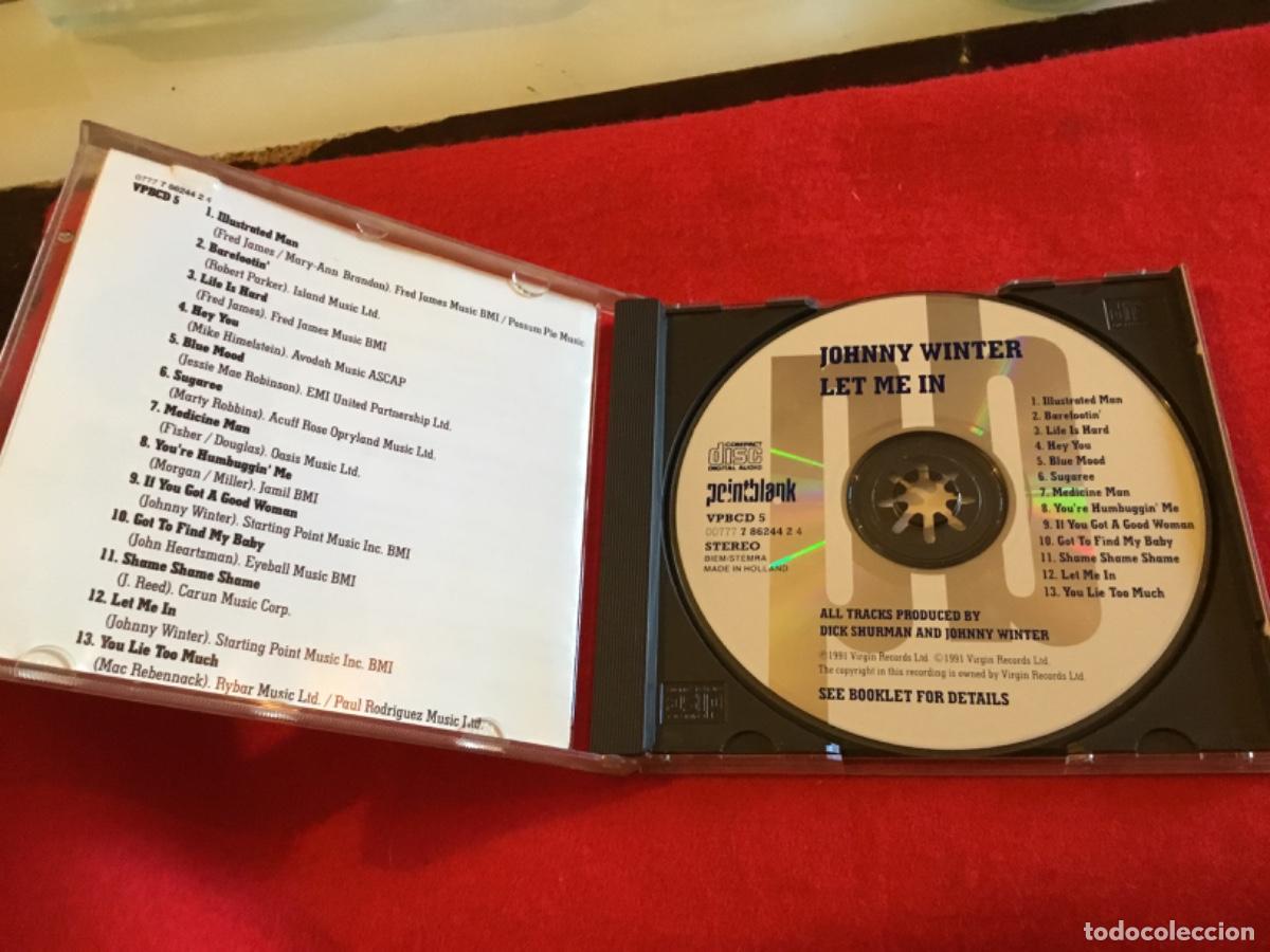 CDs de m&uacute;sica: CD Johnny winter let me in - Foto 3