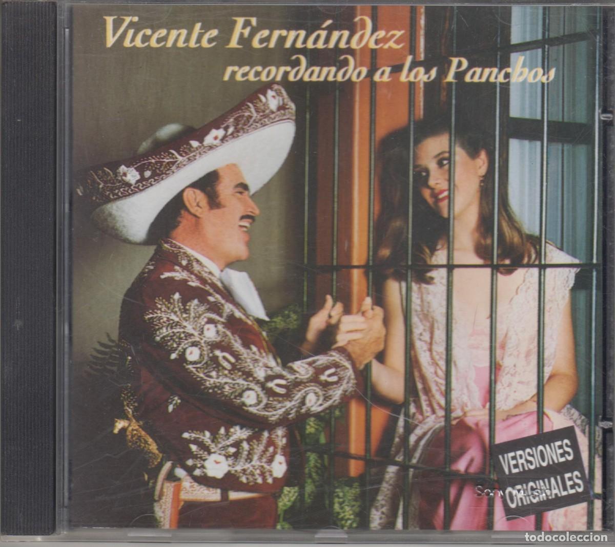CDs de M&uacute;sica: Vicente Fern&aacute;ndez cd Recordando A Los Panchos 1993 Sony M&eacute;xico