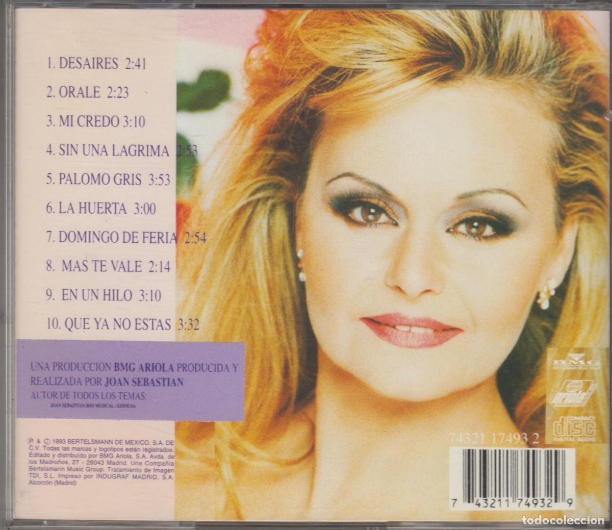 CDs de m&uacute;sica: Roc&iacute;o D&uacute;rcal cd Desaires 1993 - Foto 2