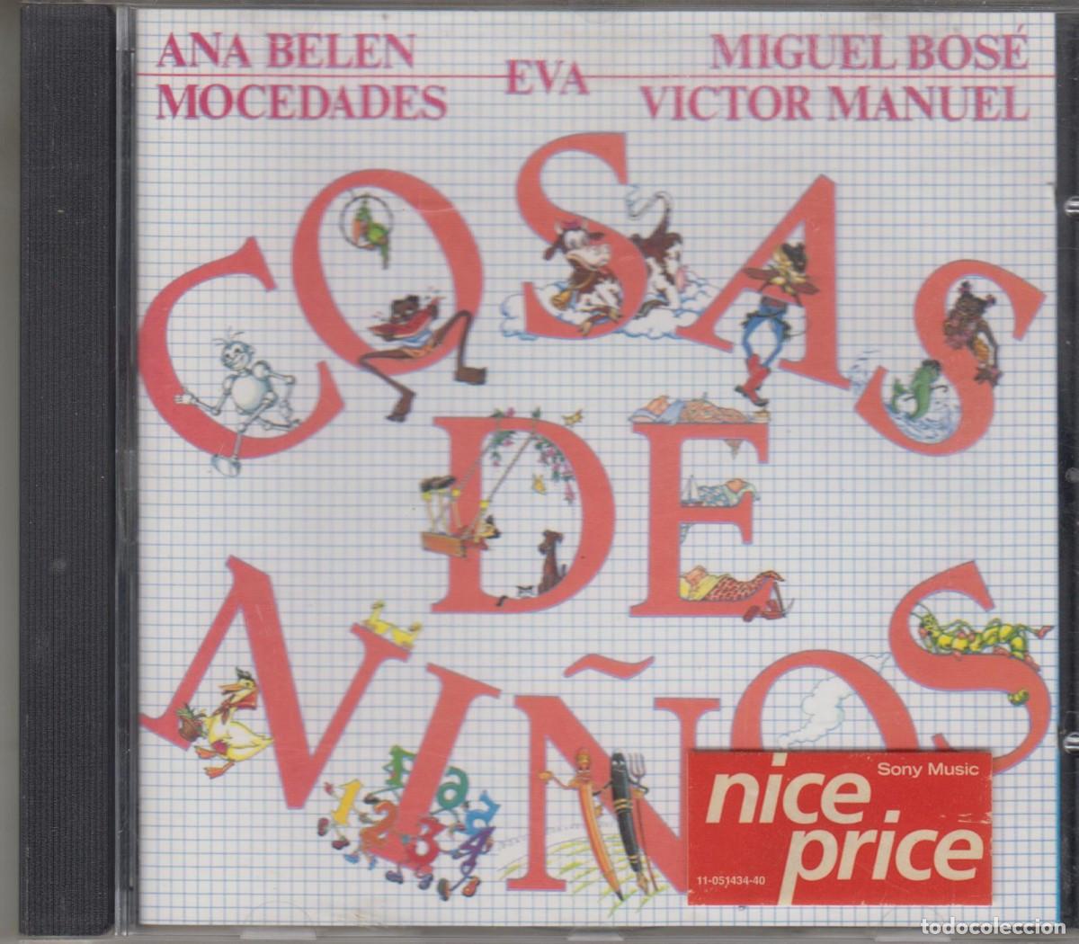 CDs de M&uacute;sica: Cosas de Ni&ntilde;os cd Ana Bel&eacute;n Mocedades V&iacute;ctor Manuel Miguel Bos&eacute; 1992