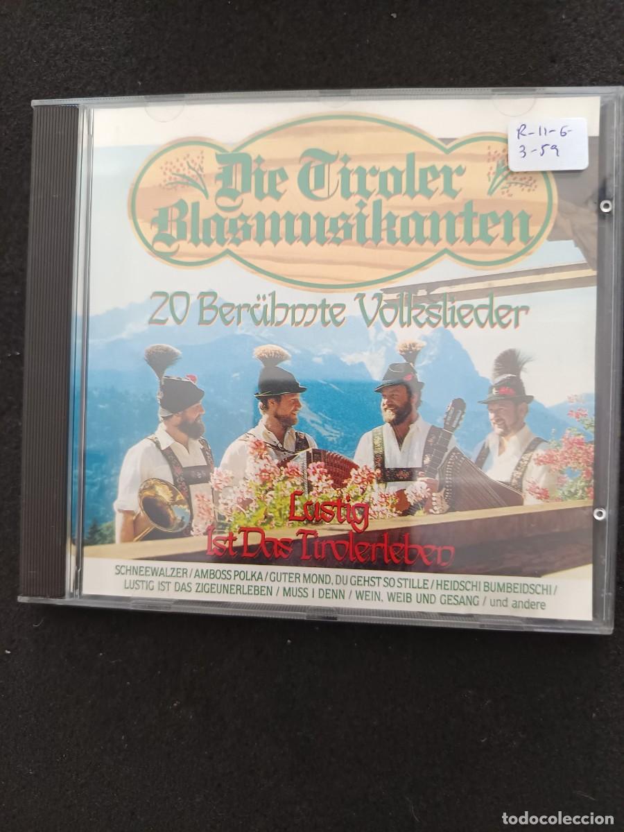 CDs de M&uacute;sica: DIE TIROLER BLASMUSIKANTEN. 20 BER&Uuml;HMTE VOLKSLIEDER
