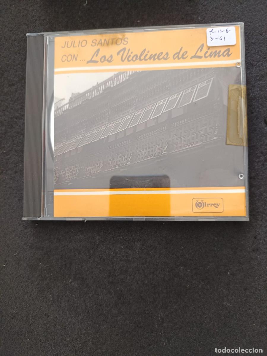 CDs de m&uacute;sica: JULIO SANTOS CON LOS VIOLINES DE LIMA - Foto 1