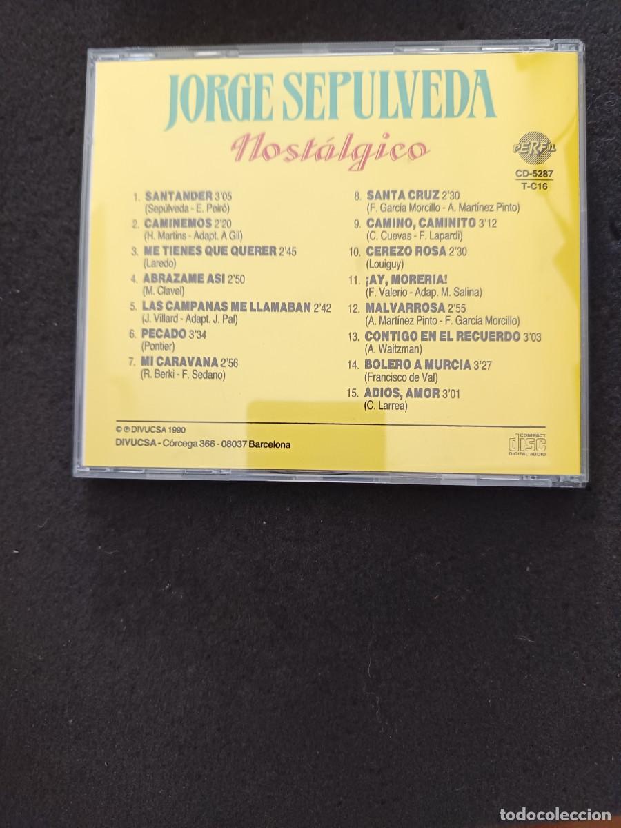 CDs de m&uacute;sica: JORGE SEP&Uacute;LVEDA NOST&Aacute;LGICO, VOL. 2 - Foto 2