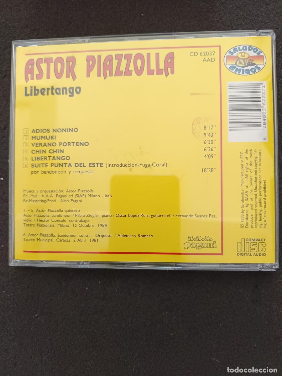 CDs de m&uacute;sica: ASTOR PIAZZOLA. LIBERTANGO - Foto 2